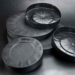 4 in. MPT LDPE End Cap in Black