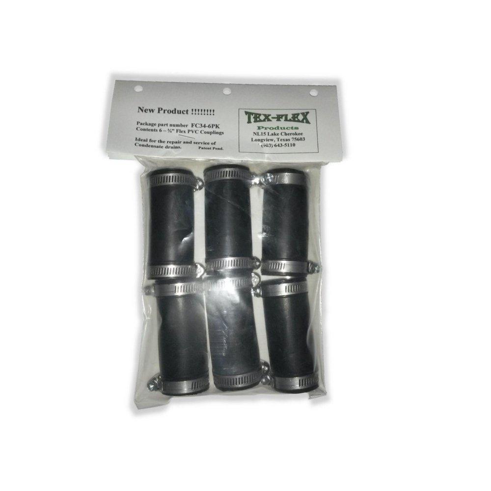 Tex-Flex White Flexible PVC Coupling 