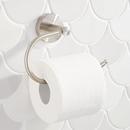 Wall Mount Single Post Toilet Tissue Holder in Brushed Nickel