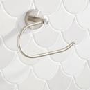 Signature Hardware Brushed Nickel Wall Mount Single Post Toilet Tissue Holder 