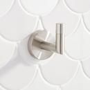 Signature Hardware Brushed Nickel 1 Robe Hook 