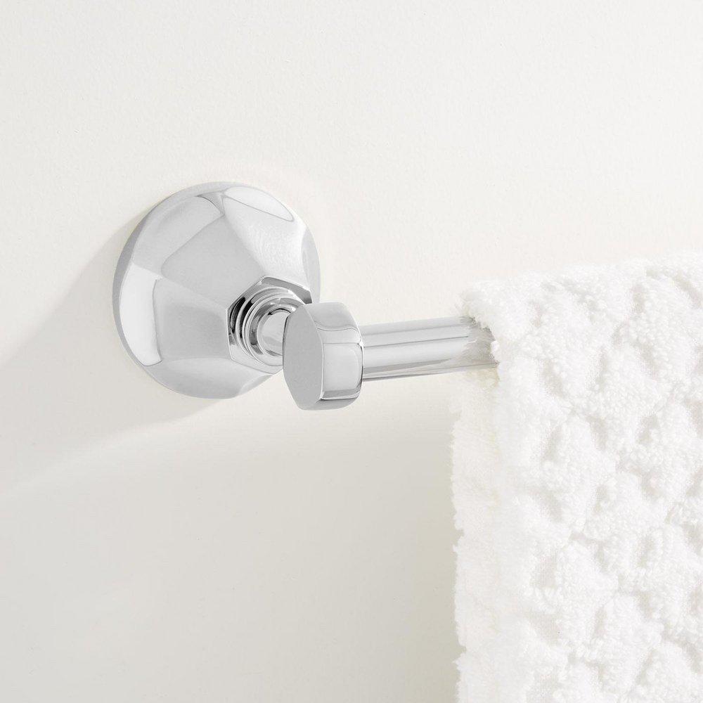Signature Hardware Chrome 20-1/2 in. Towel Bar 