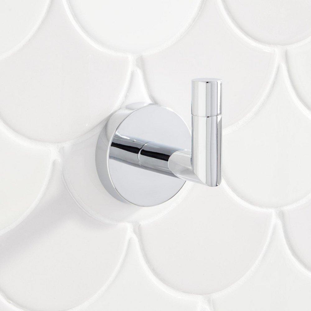 Signature Hardware Chrome 1 Robe Hook 