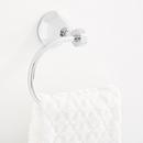 Signature Hardware Chrome Round Open Towel Ring 