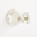 Signature Hardware Polished Nickel 1 Robe Hook 