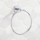 Signature Hardware Chrome Round Closed Towel Ring 