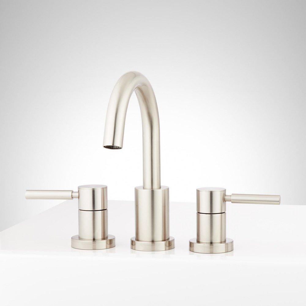 Signature Hardware Brushed Nickel Two Handle Roman Tub Faucet 
