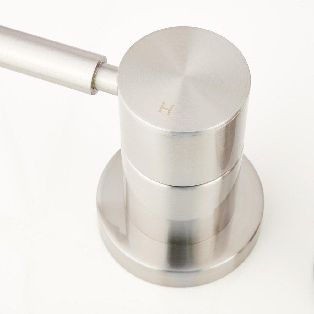 Signature Hardware Brushed Nickel Two Handle Roman Tub Faucet 