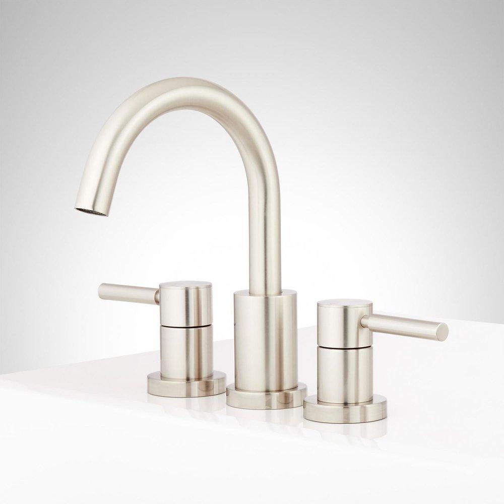 Signature Hardware Brushed Nickel Two Handle Roman Tub Faucet 