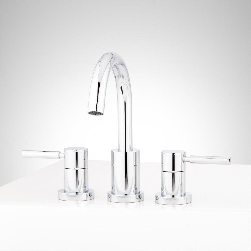 Signature Hardware Chrome Two Handle Roman Tub Faucet 