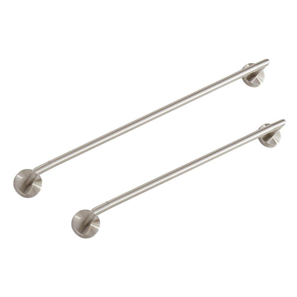 Signature Hardware Brushed Nickel 24 in. Towel Bar 