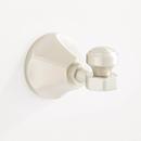 Signature Hardware Brushed Nickel 1 Robe Hook 