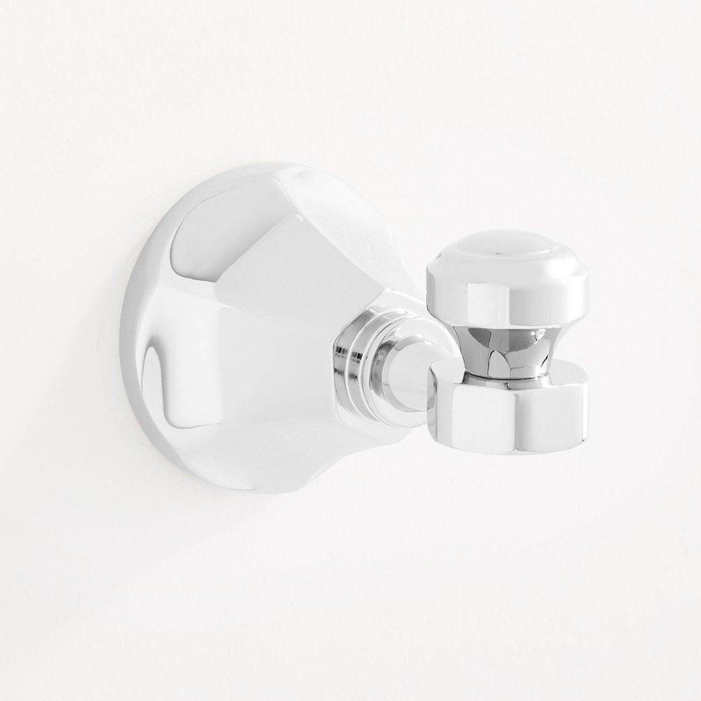 Signature Hardware Chrome 1 Robe Hook 