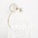 Signature Hardware Polished Nickel Round Open Towel Ring 