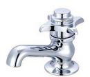 Central Brass Polished Chrome Single Handle Cross Deck Mount Faucet 