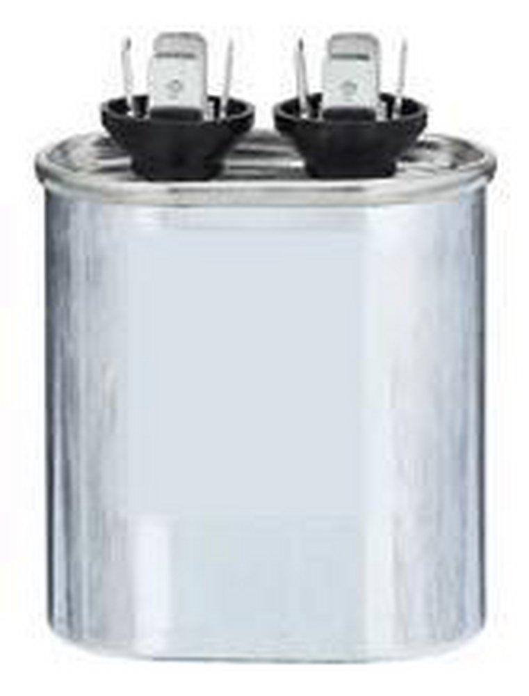 Cap RUN 50 Microfarads 370 Volt OVAL Less Resistor 
