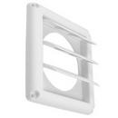 Deflecto White Flatback Dryer Vent Hood White 