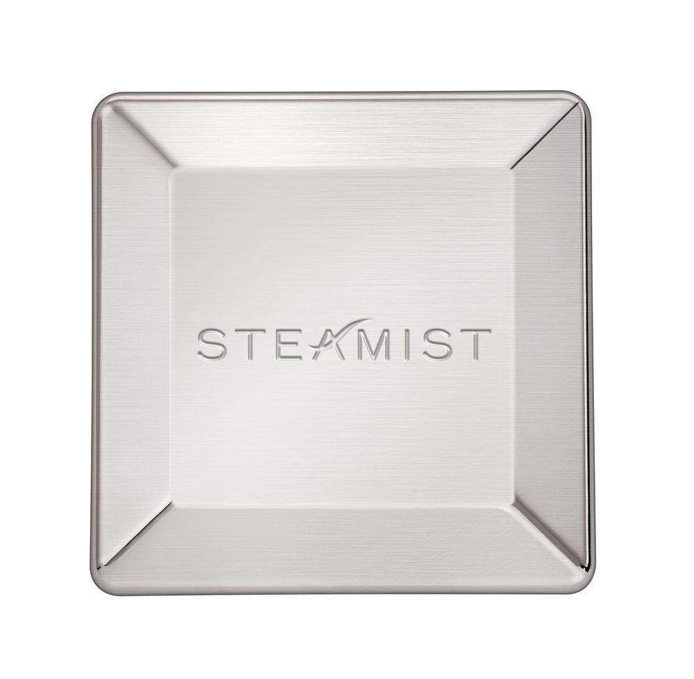 Steamist Brushed Nickel 12kW Steamhead 