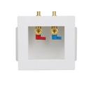 Guy Gray&trade; White 8-5/16 x 6 x 6 in. Washing Machine Outlet Box 