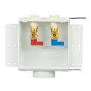 IPS Corporation Polished Chrome 8-5/16 in x 7-7/8 in x 3-1/8 in Washing Machine Supply Box 