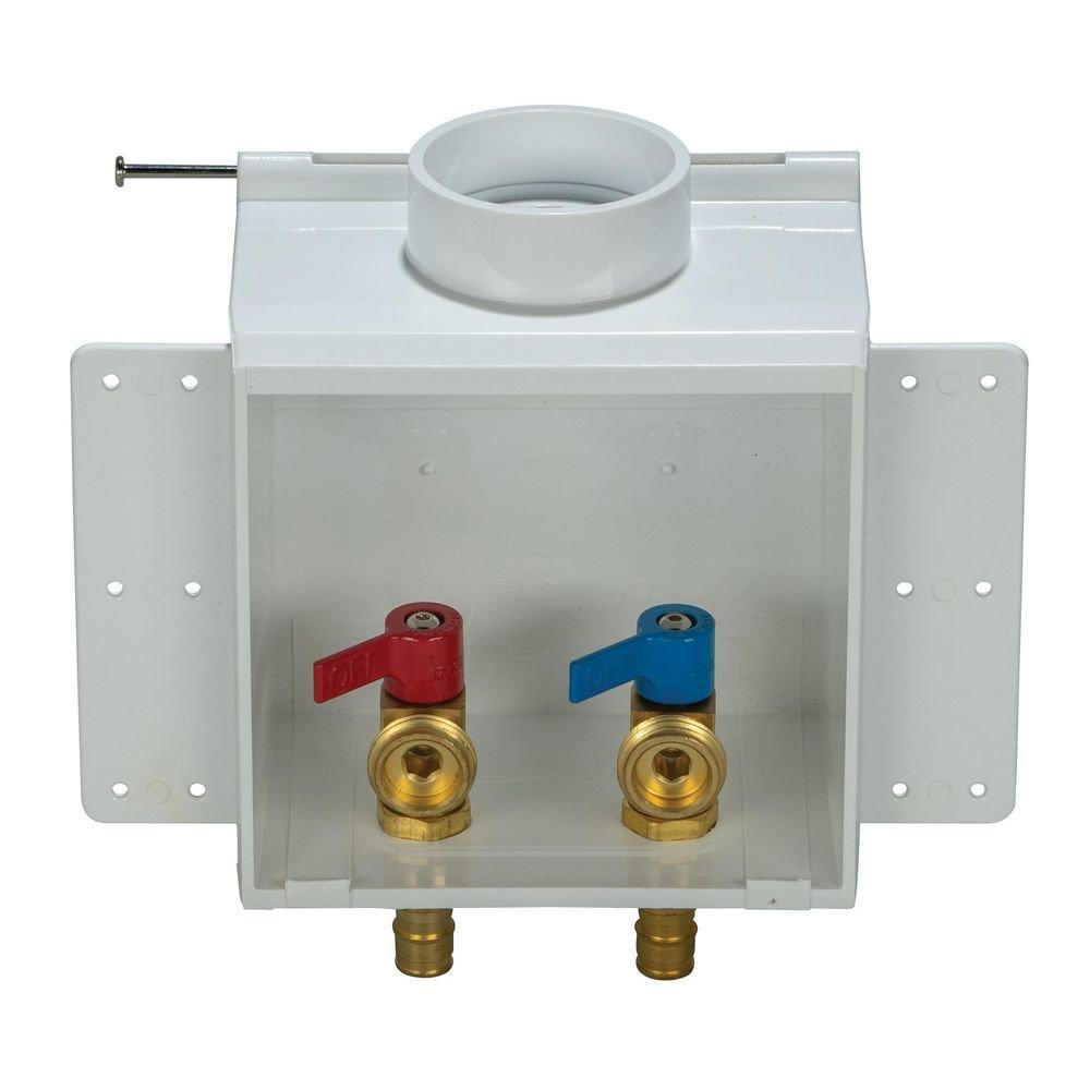 Guy Gray&trade; White 8-5/16 x 7-7/8 in. Washing Machine Supply Box 