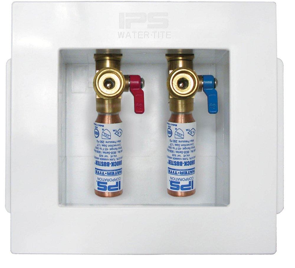 IPS Corporation 8-5/16 in x 7-7/8 in x 3-1/8 in Washing Machine Supply Box 