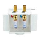 Guy Gray&trade; Polished Chrome 3-1/8 x 7-7/8 x 7-7/8 in. Washing Machine Supply Box 