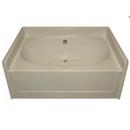 60 x 42 in. Whirlpool Drop-In Bathtub with Center Drain in White