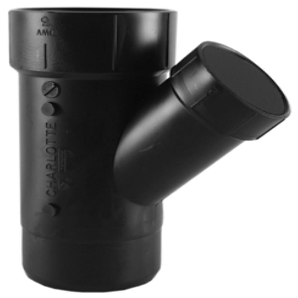 Black ABS DWV Street Wye 