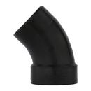Black ABS DWV 45&deg; Street Elbow 