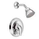 Moen Polished Chrome 2.5 gpm Single Lever Handle Shower Only with 1/4 in. Turn Stops 