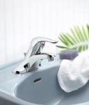 Moen Chrome 1.2 gpm 3 or 4 Hole Metering Bathroom Sink Faucet with Single Lever Handle 
