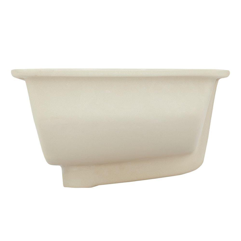 Signature Hardware Biscuit Undermount Bathroom Sink 