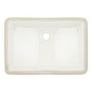 Signature Hardware Biscuit 18 x 13 in. Rectangular Undermount Bathroom Sink 
