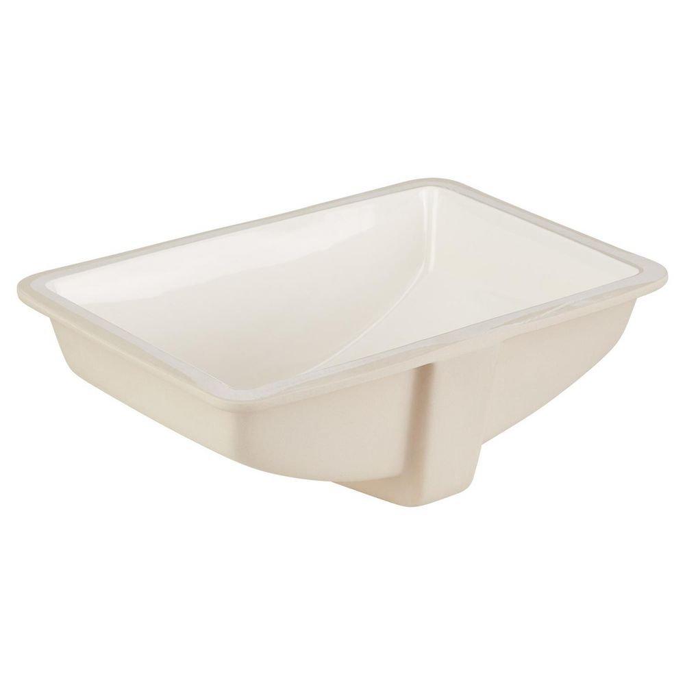 Signature Hardware Biscuit Undermount Bathroom Sink 