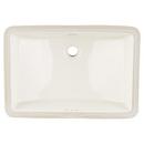 Signature Hardware Biscuit 18 x 13 in. Rectangular Undermount Bathroom Sink 