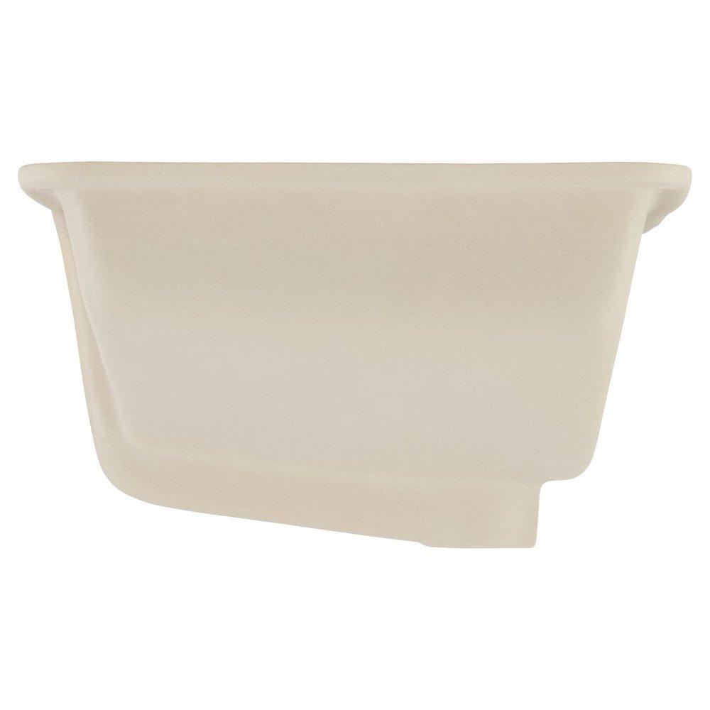 Signature Hardware Biscuit 18 x 13 in. Rectangular Undermount Bathroom Sink 