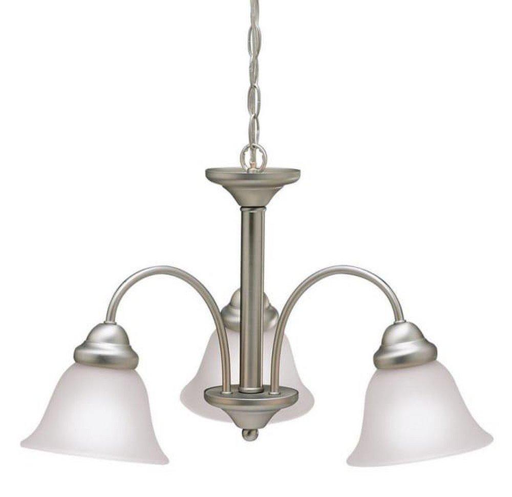 Kichler Lighting Brushed Nickel 100 W 3-Light Medium Chandelier 
