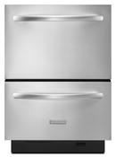 23-3/8 in. 56dB 6-Cycle 5-Option Double Drawer Dishwasher in Stainless Steel