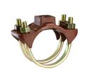 JCM Industries 2 in. IP Ductile Iron Electro-Galvanized Double Strap Saddle 