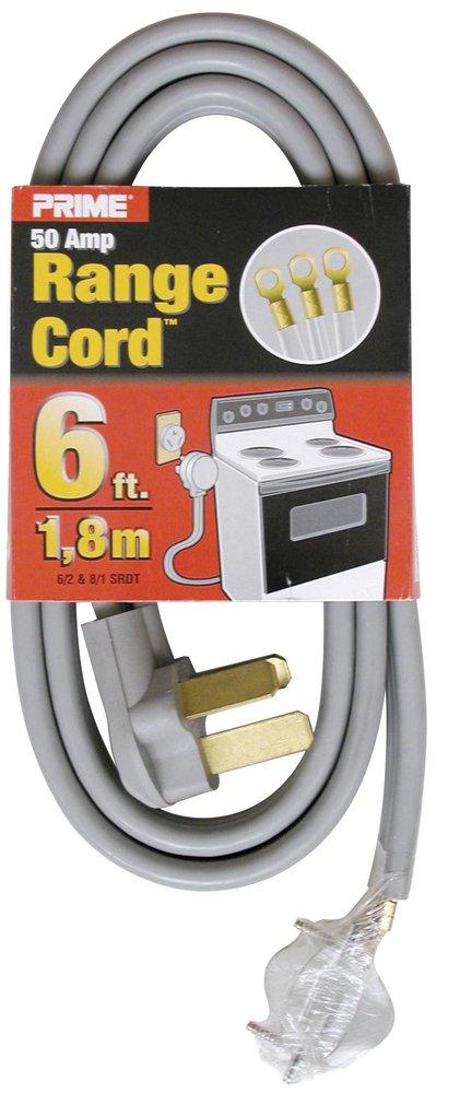 PRIME&reg; Grey 50 Amp Appliance Cord 