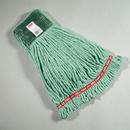 1 x 7-37/100 in. M Size Cotton and Plastic Wet Mop in Green