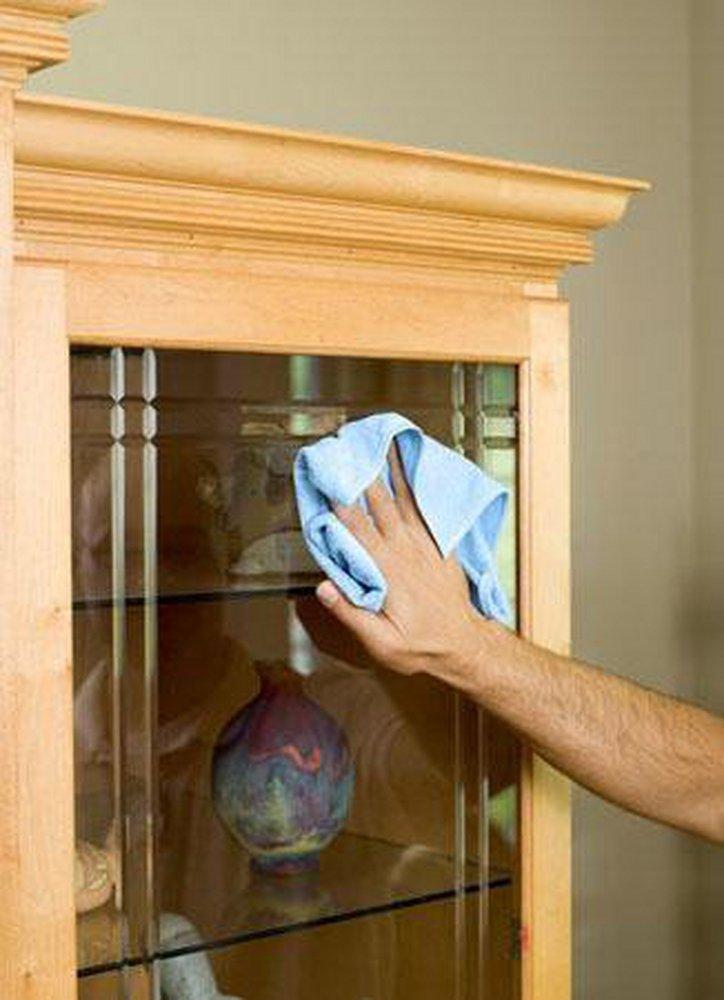 Rubbermaid Grey 16 in. Square Glass Microfiber Cloth 