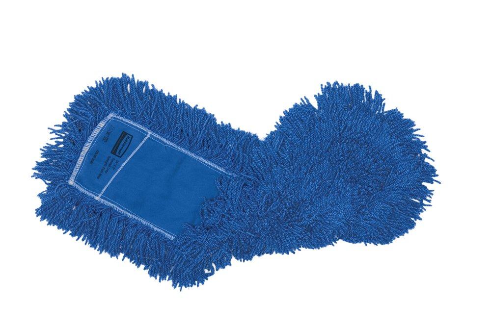 Rubbermaid Blue 36 x 5 in. Twisted Loop Polyester and Synthetic Dust Mop 