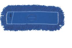 24 in. Heavy Duty Synthetic Dust Mop in Blue