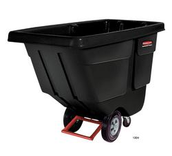 450 lb. 1/2 cu. yd. Plastic and Steel Tilt Truck in Black