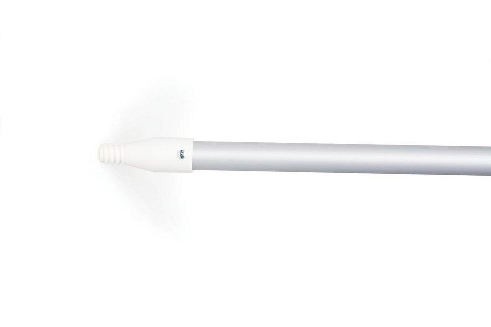 Rubbermaid Grey Aluminum Handle Thread Plastic Tip Vinyl 