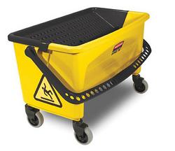 Microfiber Press Wring Bucket in Yellow