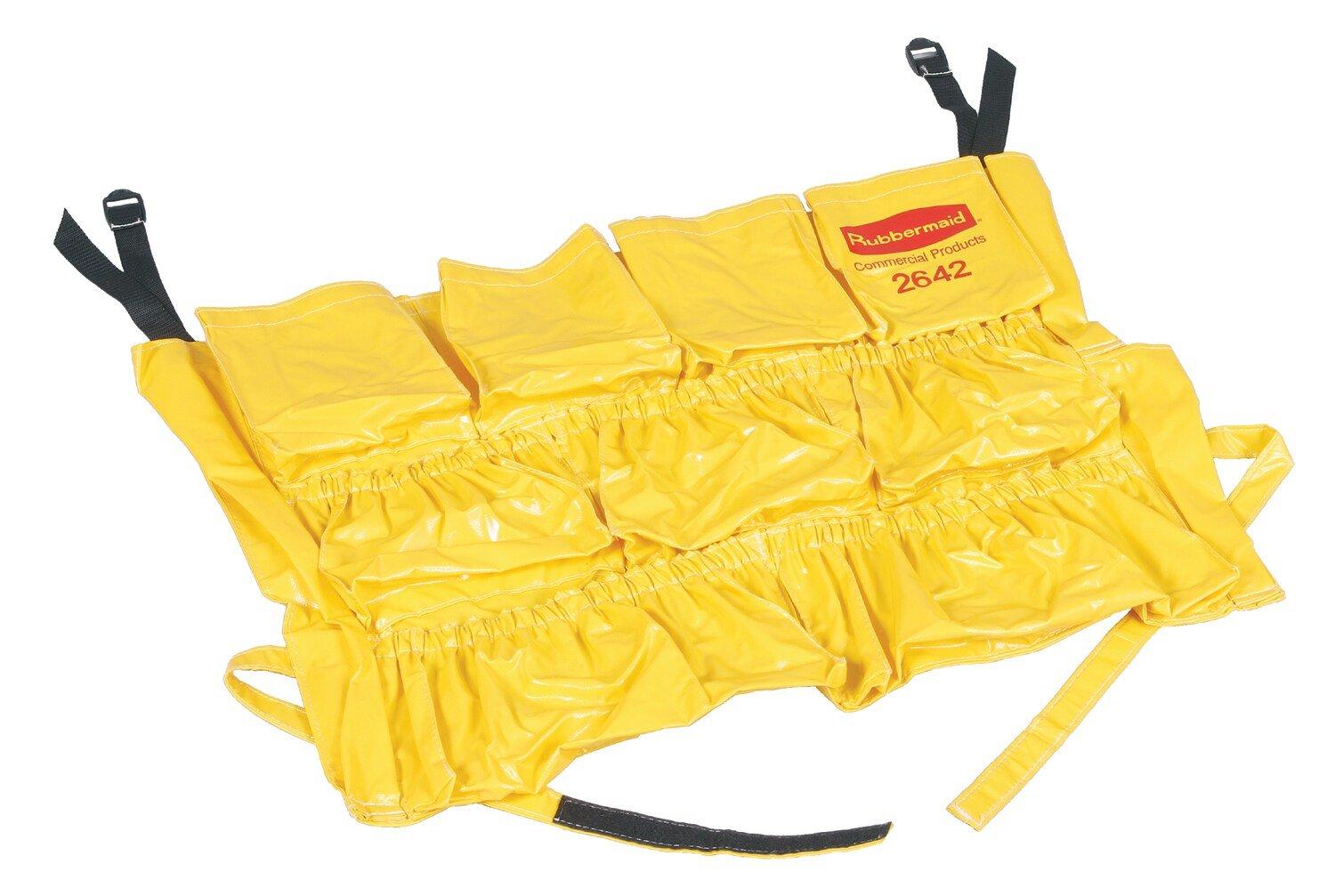 Rubbermaid Yellow 14 x 10-1/2 x 20-1/2 in. Plastic Caddy Bag 