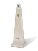 Rubbermaid Beige 1 gal Cigarette Receptacle 
